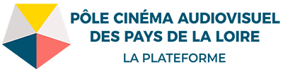 Logo du Pôle La Plateforme - Pôle cinéma et audiovisuel des Pays de la Loire, partenaire du studio Paradoxe Visual.